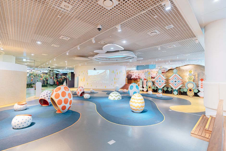 Interactieve installatie met Europees designinfluences.